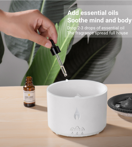 LAVASCENT | Ultrasone Vulkanische Vlam Aroma Diffuser