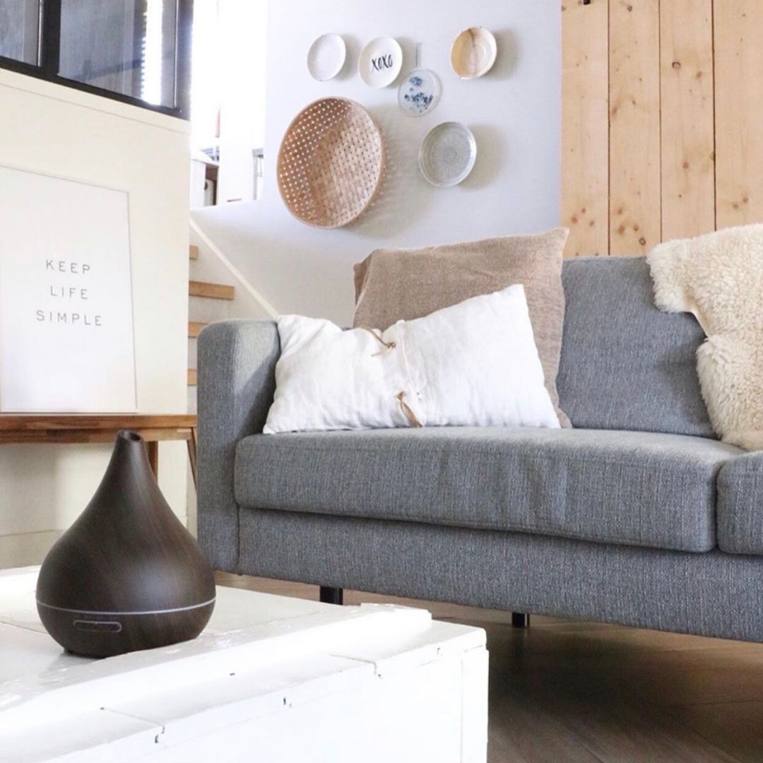 Unity - Geurwolkje® Aroma Diffuser - Donker hout - 400 ml