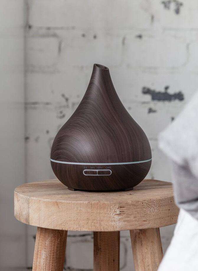 Unity - Geurwolkje® Aroma Diffuser - Donker hout - 400 ml